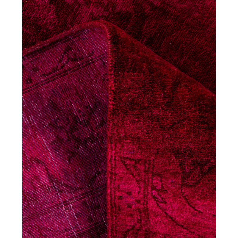Overdyed One-of-a-Kind 4' 7" X 6' 10" Hand Knotted Area Rug