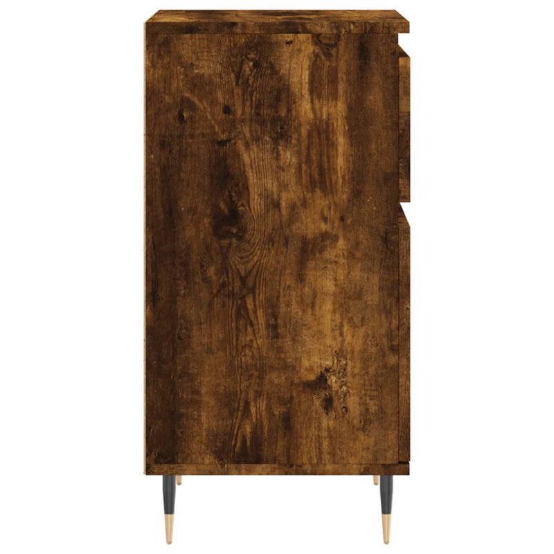 Mariss 1 - Drawer Chest of Drawers, Smoked Oak