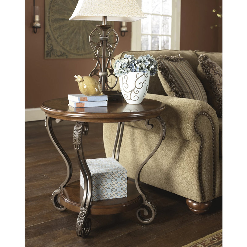 Table de bout avec rangement Curran