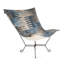 Fauteuil Puff complet Navajo bleu marine