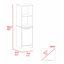Xandria 59.6'' Kitchen Pantry