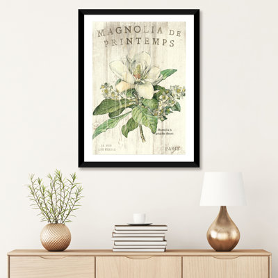 «Magnolia De Printemps» par Sue Schlabach - impression d'art graphique