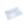 Vitreous China Rectangular Undermount Bathroom Sink with Overflow