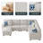 Flexible Combination Module Reversible Sectional Sofa-3881595