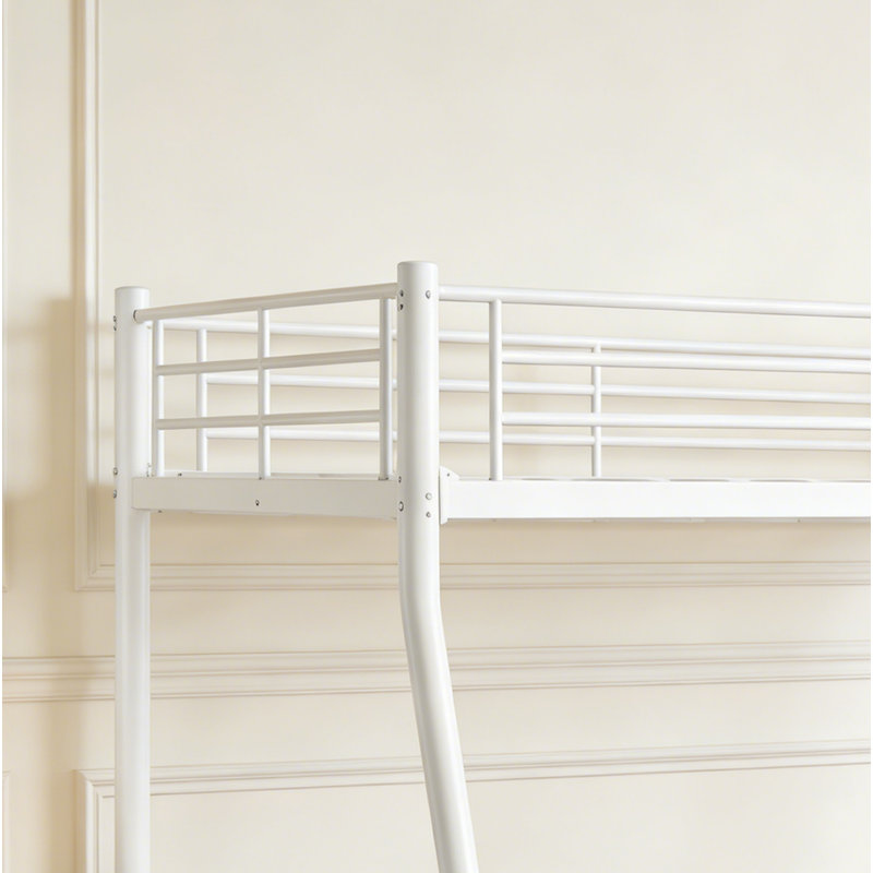 twin over full bunk bed WHITE