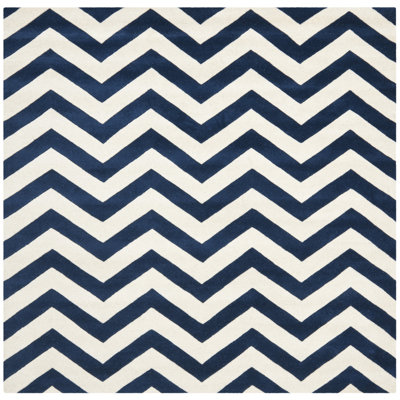 Terence Chevron Wool Hand Woven Area Rug