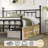 Metal Platform Bed Frame with Headboard and Footboard, Easy Assembly-1631339716-1676807767