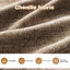Chenille, canapé modulaire à 3 places, conception en forme de L, ergonomique, chameau ergonomique, canapé, tissu chenille, coussin