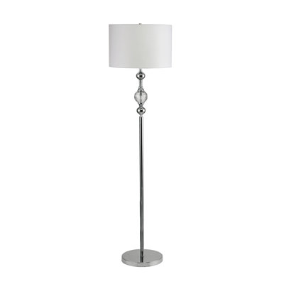 Judkins 62.5'' Silver Traditional Floor Lamp