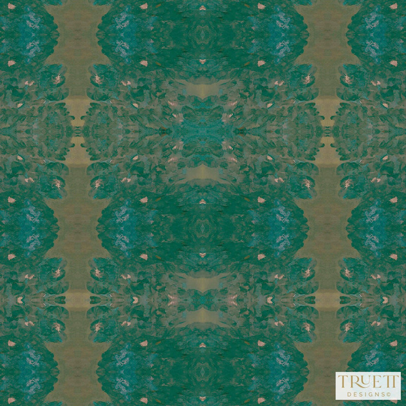 Centerpiece Luxury Wallpaper, Cellulose/Polyester, Juniper