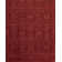 Modern Tibet Hand Knotted Damask Area Rug in Red
