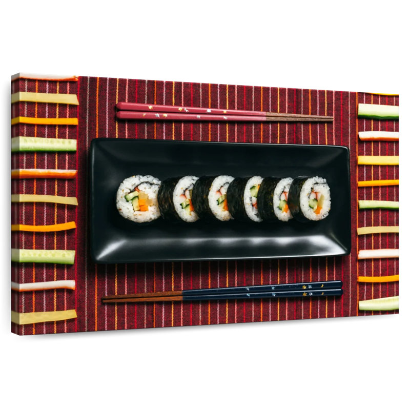 Rouleaux de sushi, H 26 po x l 39 po