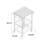 Shepha Kitchen Cart with Solid Wood Top