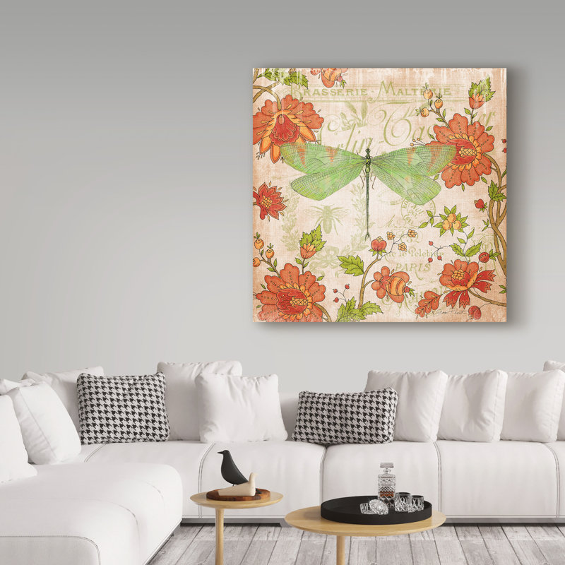 Deagen «Jardin De Luxe 2», impression sur toile tendue, H 35 po x l 35 po x P 2 po