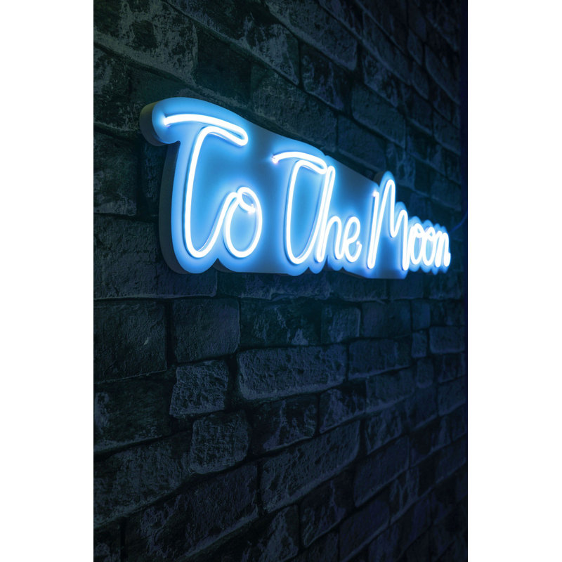 Bande lumineuse néon flexible à DEL, couleur bleue, 63,0 x 28,3 x 0,8 pouces | IP67 étanche, 12 V CC, 8 W à 10 W / mètre | Gabarit en mousse de PVC, système de suspension murale intégré | Idéal pour la décoration intérieure, les fêtes et les événements