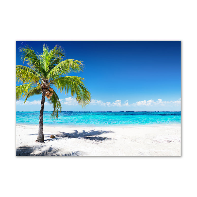 Tropical Beach - Wrapped Canvas Print