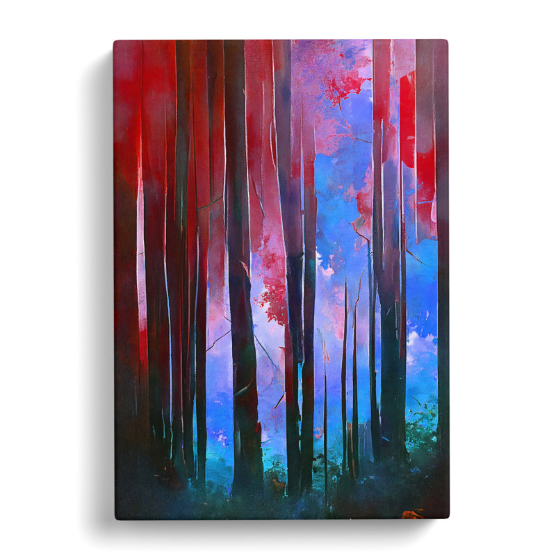Unique Forest No.6 Abstract - Wrapped Canvas, 60cm H x 40cm W x 3cm D