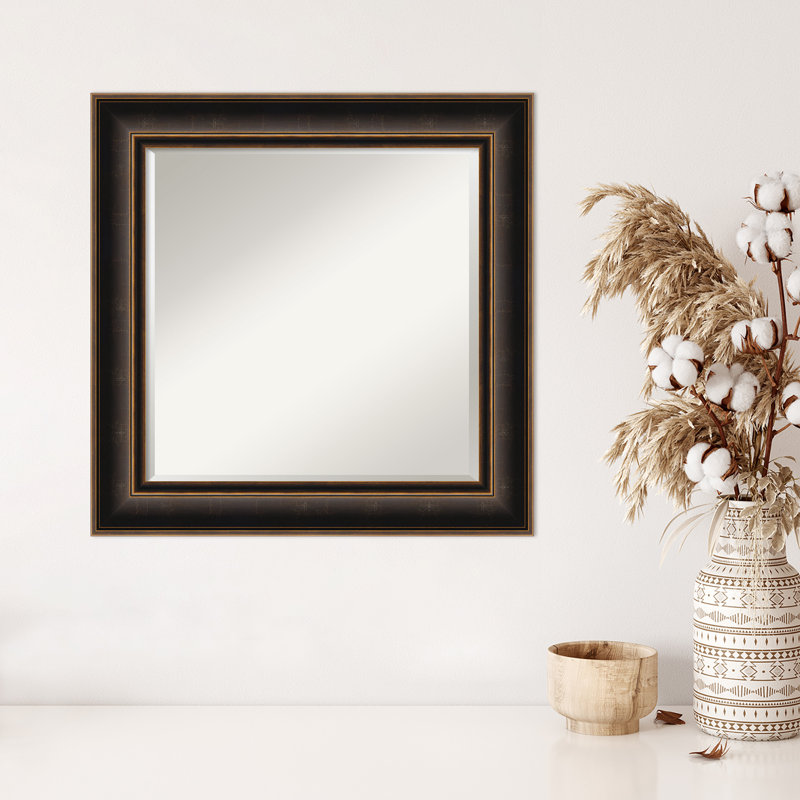 Miroir mural Villa, 25,75 po x 25,75 po, Carré