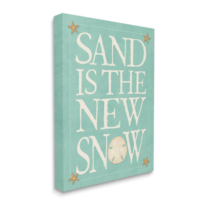 «Sand Is The New Snow», étoile de mer d'hiver nautique