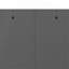 Armoire de rangement murale en métal avec porte verrouillable et 1 tablette pour garage, bureau, assemblage requis