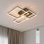 Square 60Cm LED Flush Mount With Remote