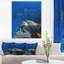 Tortue de mer océan, art mural sur toile - Tortue de mer-490584347-501859975