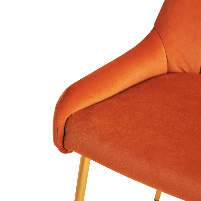 Chaise de salle à manger Maulsby, Orange, 4