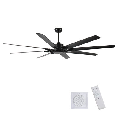75 Inch Industrial DC Motor Ceiling Fan No Light