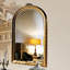Arched Traditional Dresser Mirror