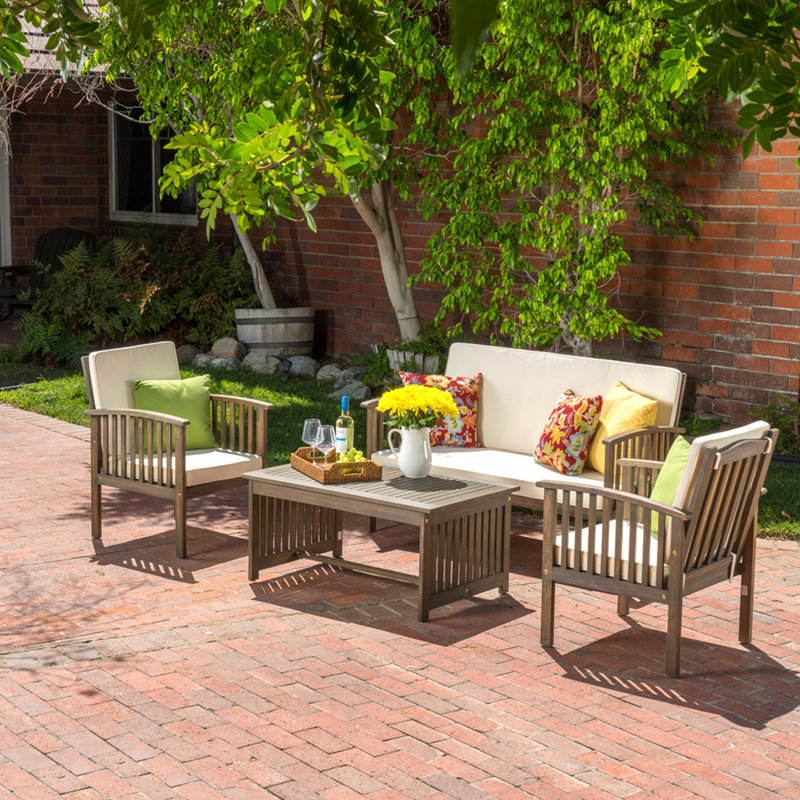4Pc Chat Set, Gray