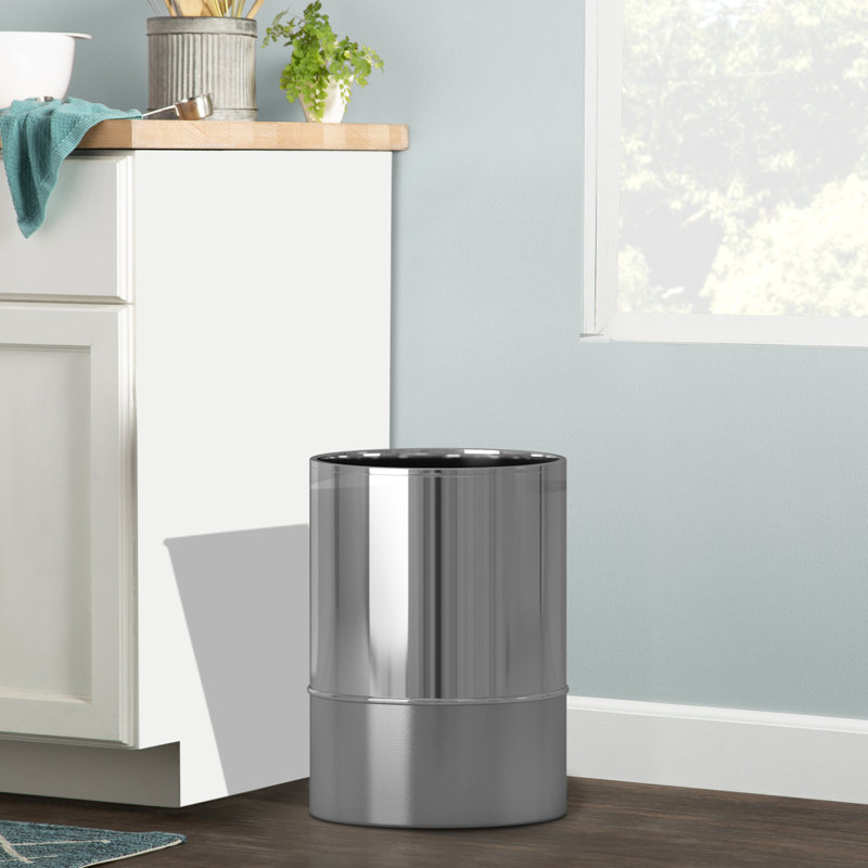 Corbeille pour déchets en acier inoxydable 2,25 gallons Parkston
