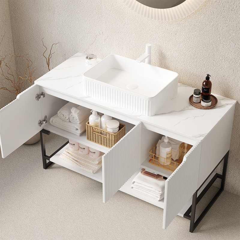 Meuble-lavabo avec lavabo vasque 48 po TULIO