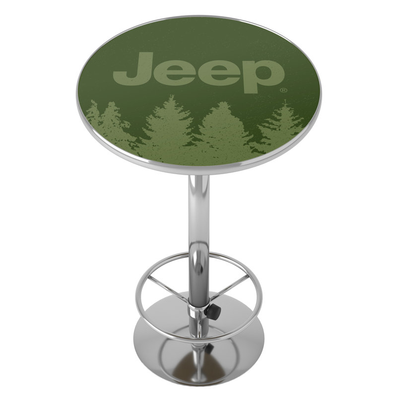 Table haute Jeep avec repose-pieds