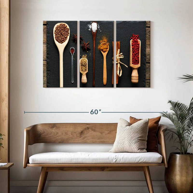 Yarlin Kitchen Spices, 28" H x 45" W