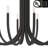 Weekes 12 - Light Steel Dimmable Classic / Traditional Chandelier-691366739