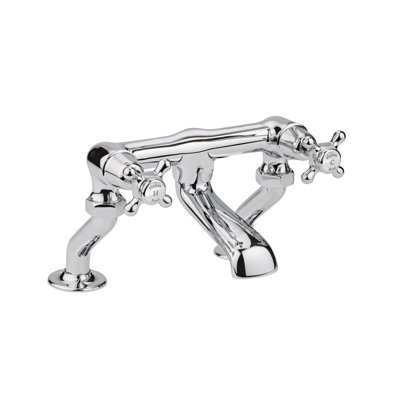 Topaz 2 Handle Deck Bath Shower Mixer Bath Filler