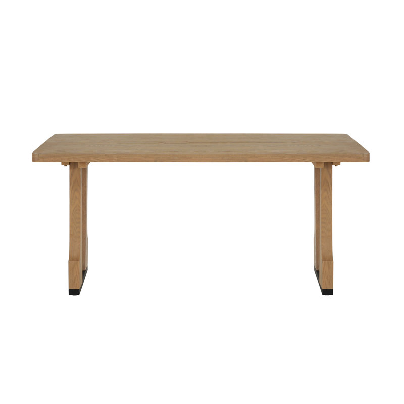 Table de salle à manger 63 ", Bois de frêne naturel