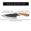 Couteau de boucher Seido Knives Senjutsu - Une précision polyvalente pour la maîtrise culinaire Parfait pour le barbecue en plein air