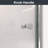 Frameless Circular Pivot Shower Door, 32 In. W X 72 In. H Chrome Finish, 1/4" (6Mm) Clear Tempered Glass | Gift Idea