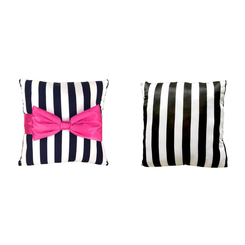 Stripe bow buddy toddler oreiller Just For Kids
