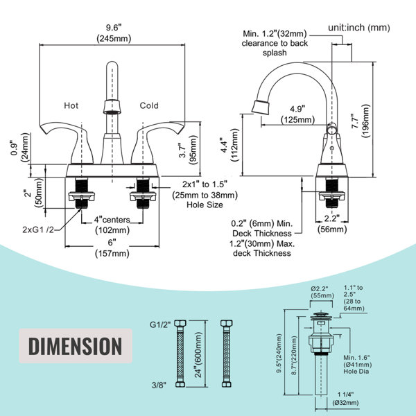 Dimensions du produit