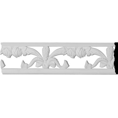 Fairfax 3.875'' H x 94.5'' W x 0.375'' D Urethane Pierced Moulding