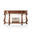 Console demi-cercle châtaignier massif et bois manufacturé