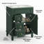 Meuble-lavabo de 24 po d'inspiration française avec lavabo en céramique, petite armoire avec 2 tiroirs à fermeture en douceur et tablette réglable, vert-1801993861
