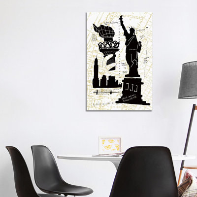 NY Deco II by Edward Selkirk - Wrapped Canvas Gallery-Wrapped Canvas Giclée
