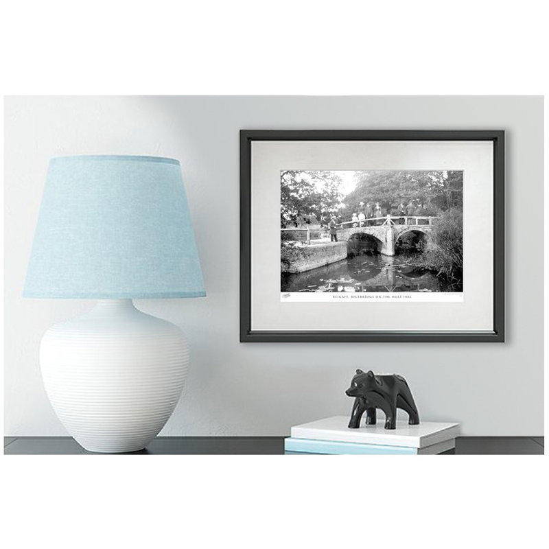 Reigate, Ricebridge On The Mole 1886 by Francis Frith - Single Picture Frame Print, 45cm H x 60cm W x 2.3cm D