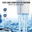 Remplacement du filtre à eau compatible avec les pichets d'eau Brita et par DESENRUIS pour Classic 35557 OB03 Mavea 107007 Réduit le chlore et le mauvais goût sans BPA