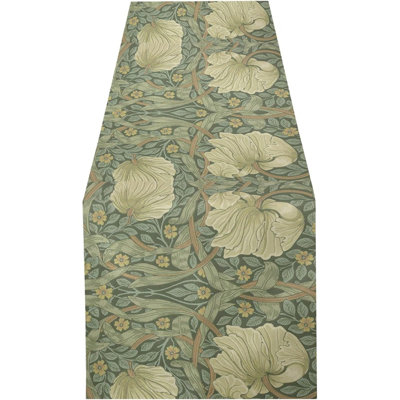 Double-Sided Table Runner – William Morris Pattern – Long, For Wedding, Birthday, Party, Kitchen & Dining, Everyday Home Decor