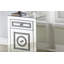 Table d'appoint en miroir et faux Dimaonds