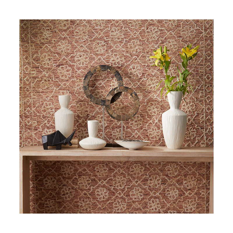Vase de table Echo, H 9 po x l 8,5 po x P 8,5 po